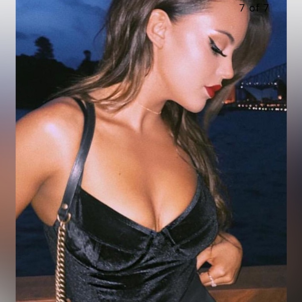 Velvet bodysuit